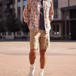 Wrangler Authentics Men's Classic Cargo Stretch Short